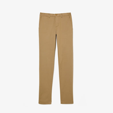 Pantalon lacoste largo slim fit de algodon strech