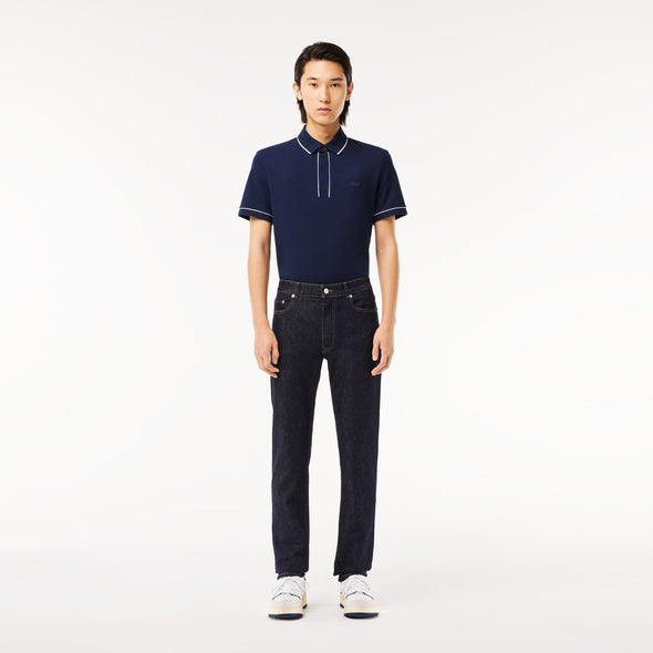 Pantalon lacoste largo slim fit de algodon strech