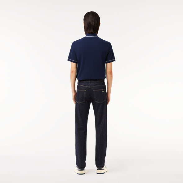 Pantalon lacoste largo slim fit de algodon strech