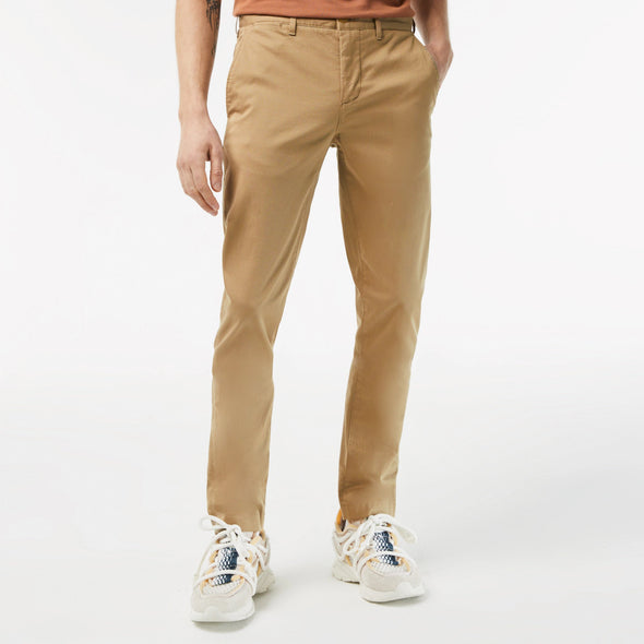 Pantalon lacoste largo slim fit de algodon strech