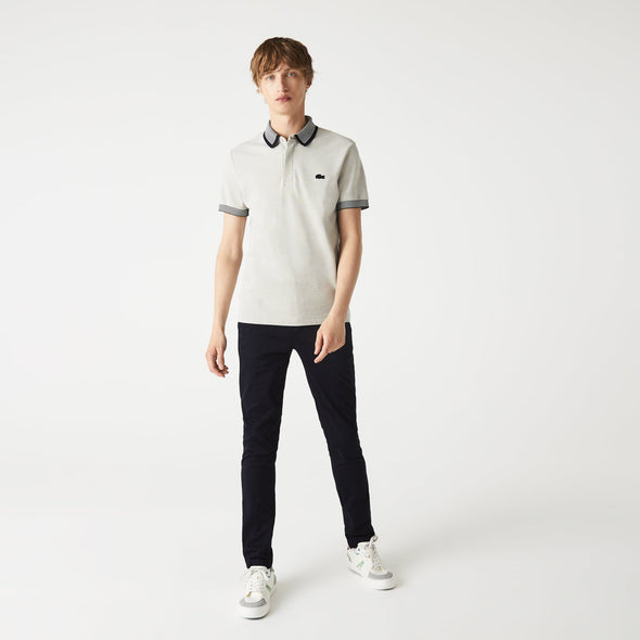 Pantalon lacoste largo slim fit de algodon strech