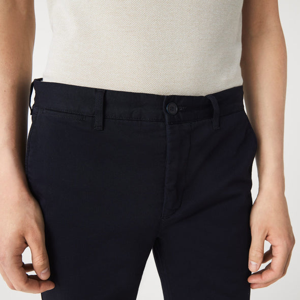 Pantalon lacoste largo slim fit de algodon strech