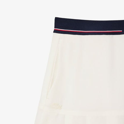 Falda twill con tablas Lacoste