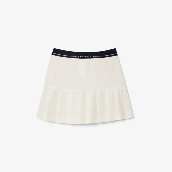 Falda twill con tablas Lacoste