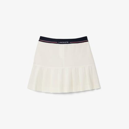 Falda twill con tablas Lacoste