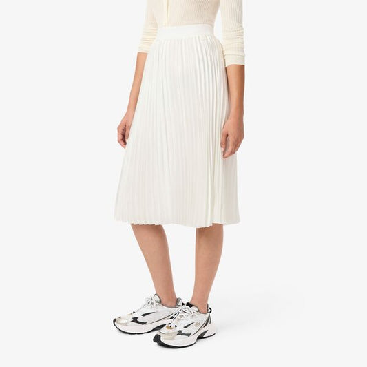 Falda twill con tablas Lacoste