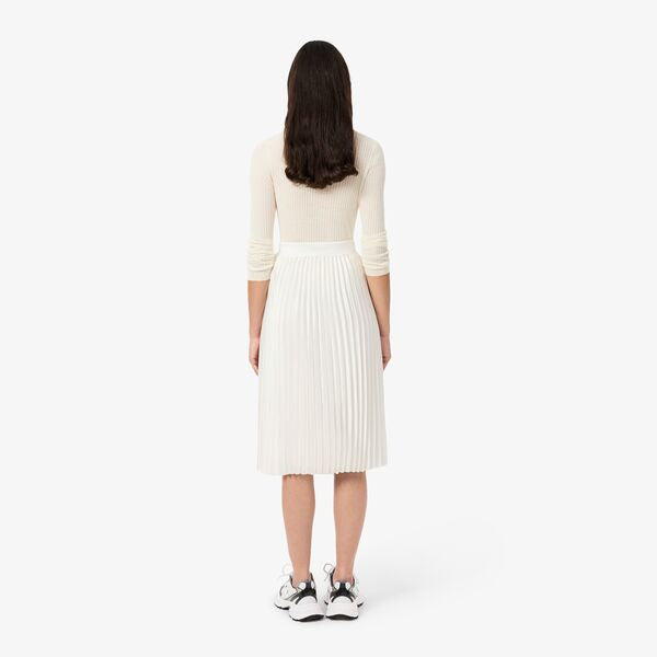 Falda twill con tablas Lacoste