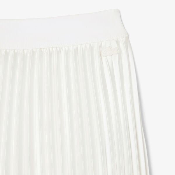 Falda twill con tablas Lacoste