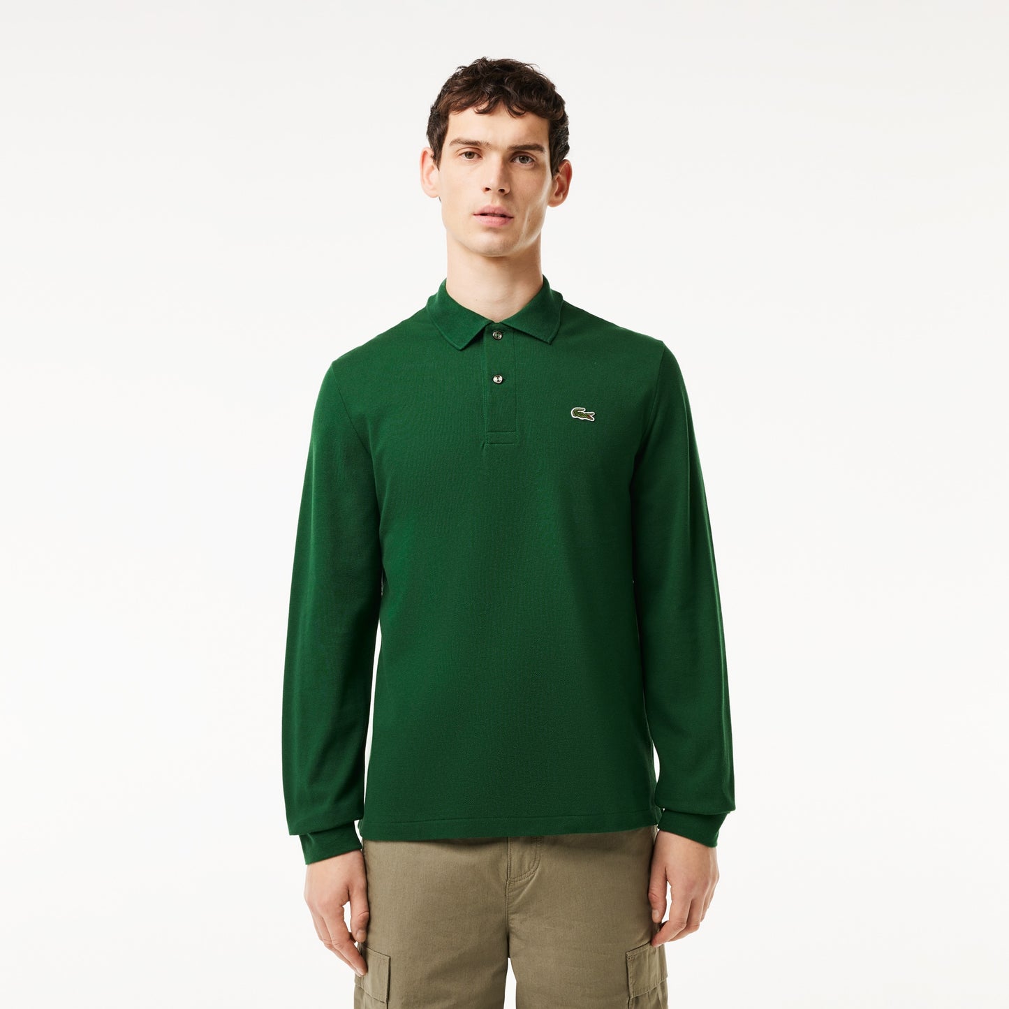 Lacoste polo manga larga personalizado