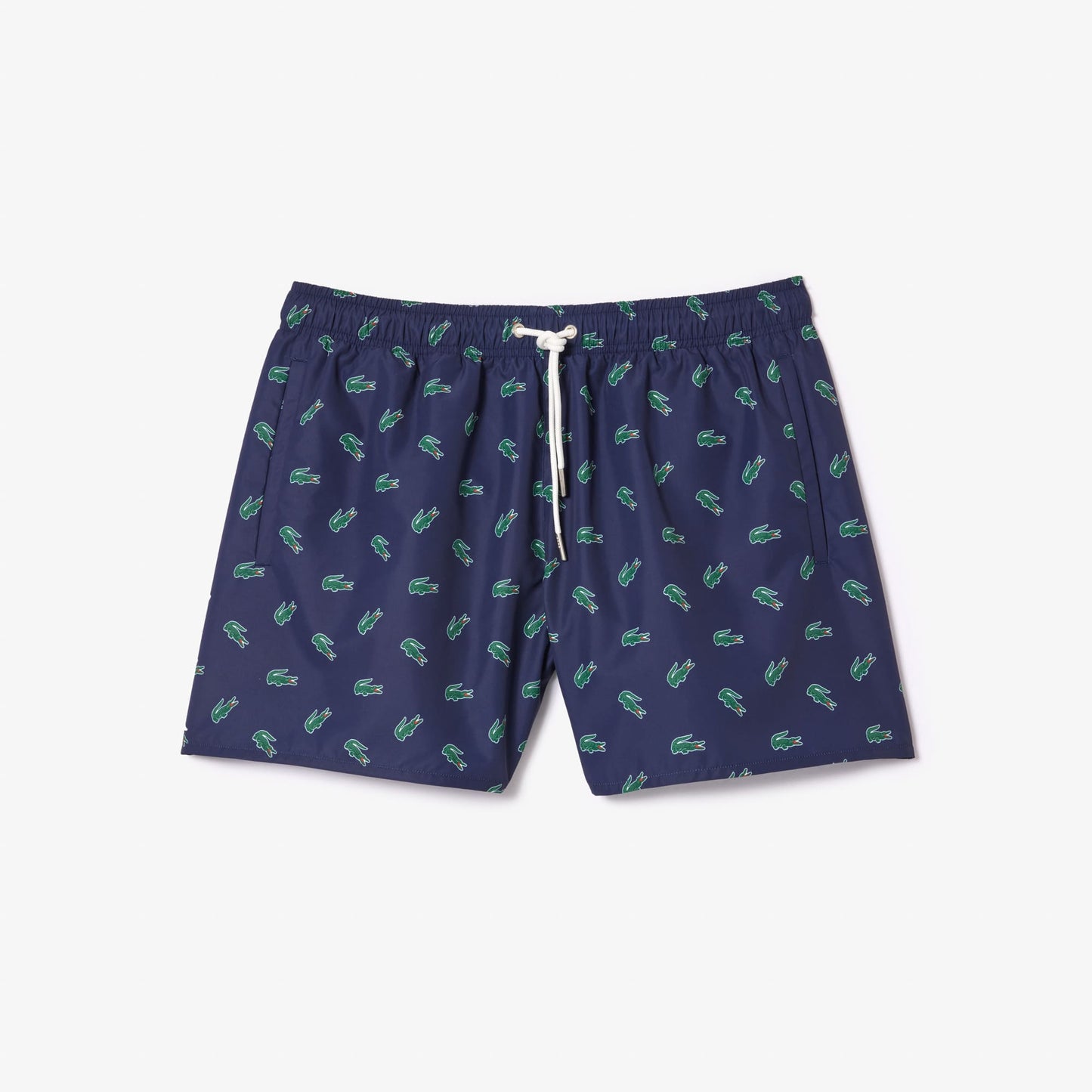 Shorts de baño Lacoste estampado cocodrilo