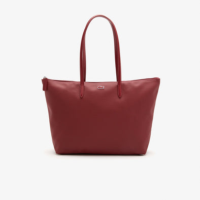 Bolso tote l12.12 concept pequeño para mujer con cremallera
