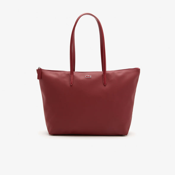 Bolso tote l12.12 concept pequeño para mujer con cremallera