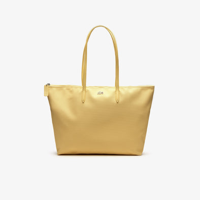 Bolso tote l12.12 concept pequeño para mujer con cremallera