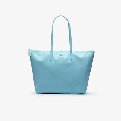 Bolso tote l12.12 concept pequeño para mujer con cremallera