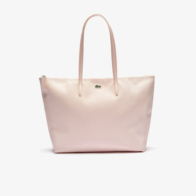 Bolso tote l12.12 concept pequeño para mujer con cremallera