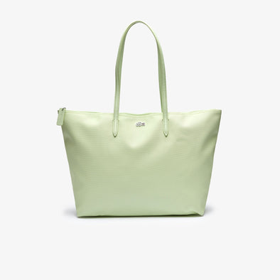 Bolso tote l12.12 concept pequeño para mujer con cremallera