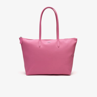 Bolso tote l12.12 concept pequeño para mujer con cremallera