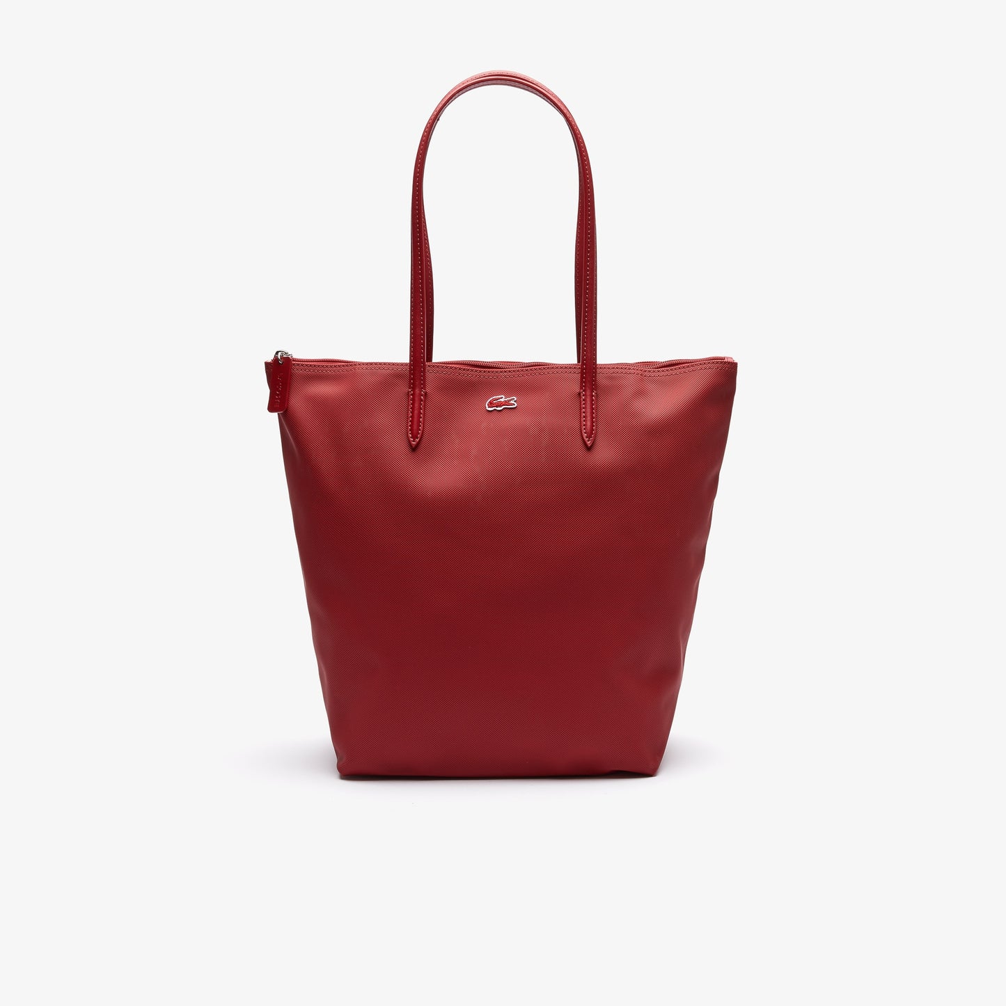 Bolso tote pequeño Lacoste con cremallera