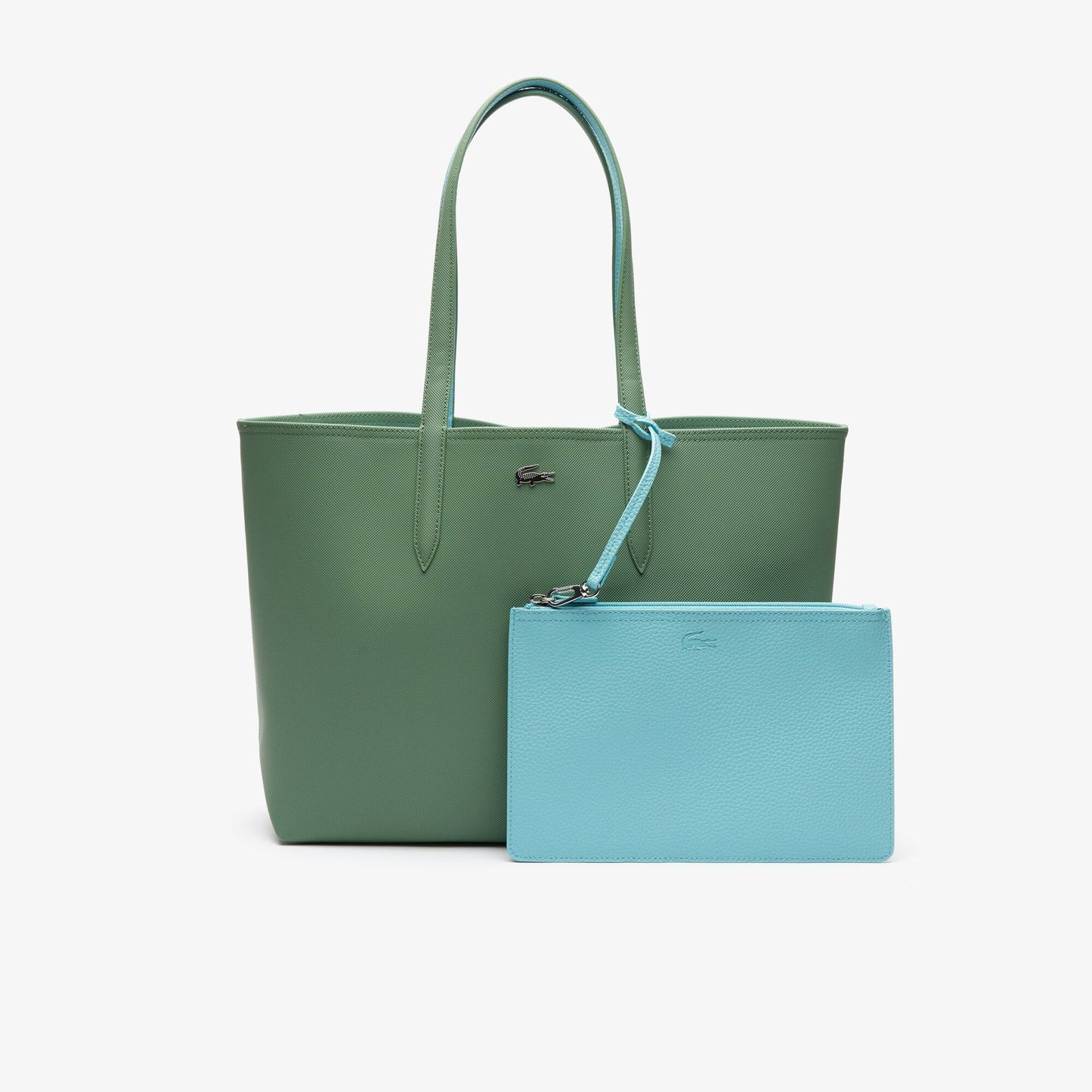 Bolso tote Anna reversible bicolor Lacoste para dama