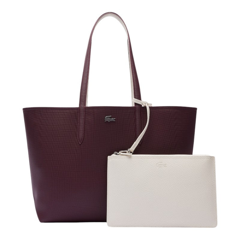 Bolso tote Anna reversible bicolor Lacoste para dama
