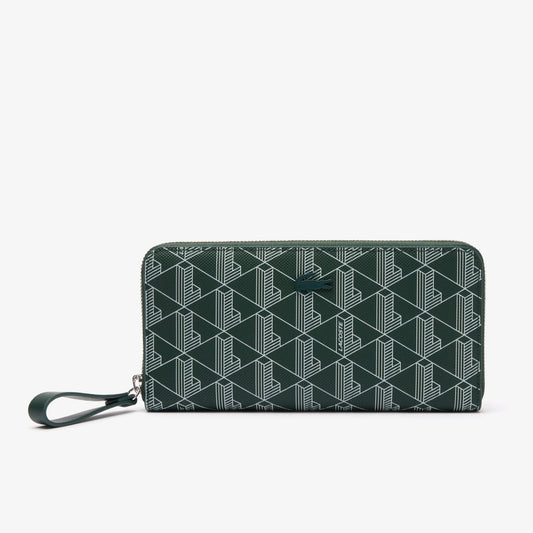 Cartera Lacoste con monograma para tarjetas