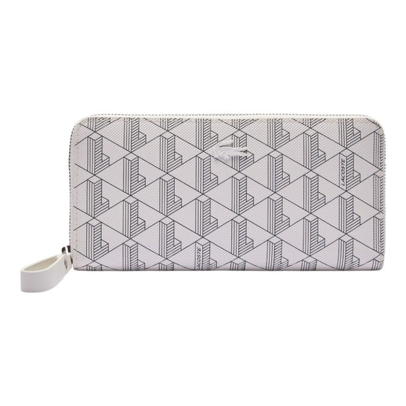 Cartera de mujer lacoste con monograma para tarjetas