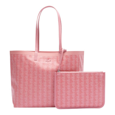 Bolso tote zely mediano de lona revestida con monograma