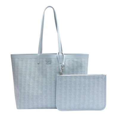 Bolso tote zely mediano de lona revestida con monograma