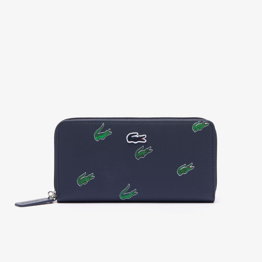Cartera Lacoste con monograma para tarjetas