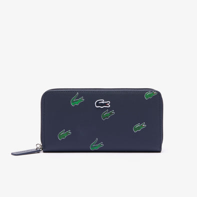 Cartera de mujer lacoste con monograma para tarjetas