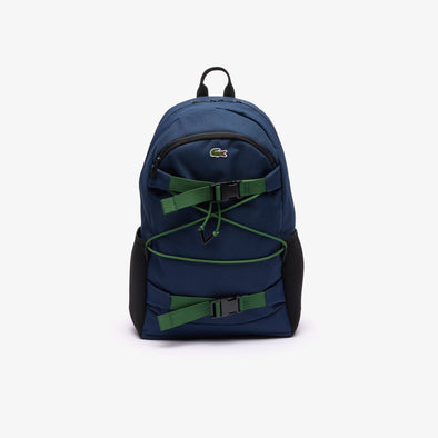 Mochila unisex lacoste con compartimento para computadora