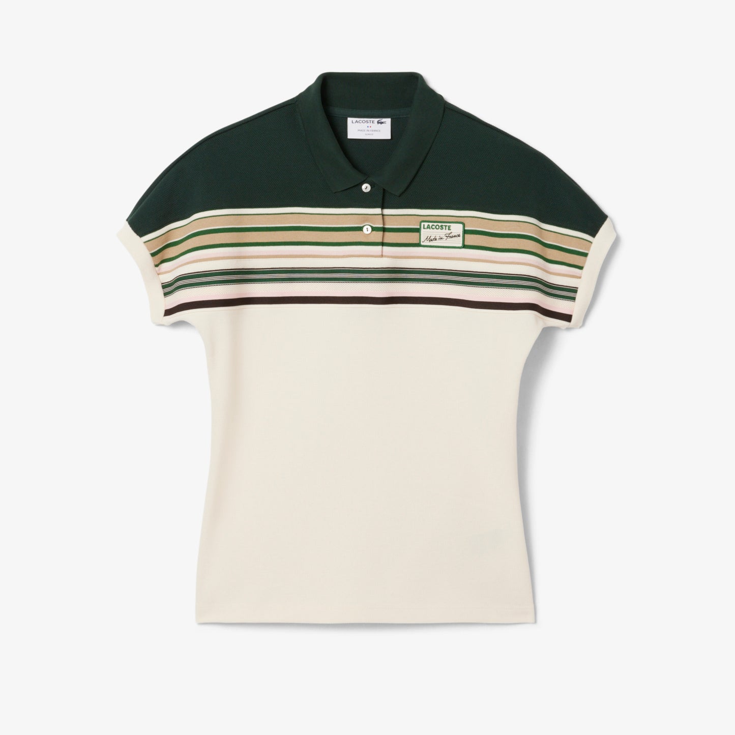 Camiseta tipo polo Lacoste de jersey a rayas