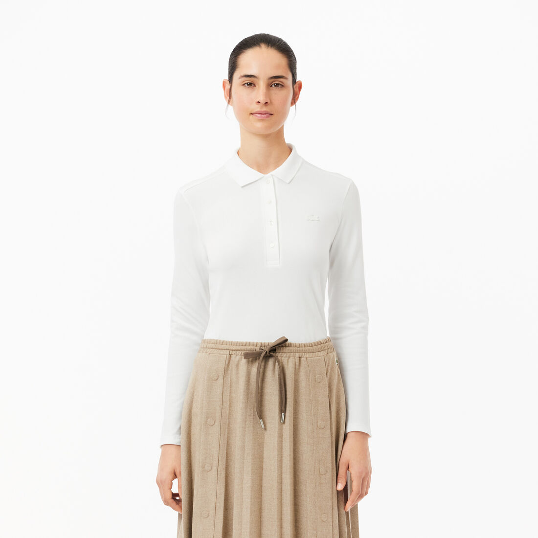 Suéter tipo polo Lacoste para dama
