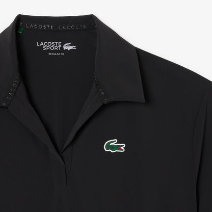 Camiseta tipo polo Lacoste de tafetán manga corta para dama