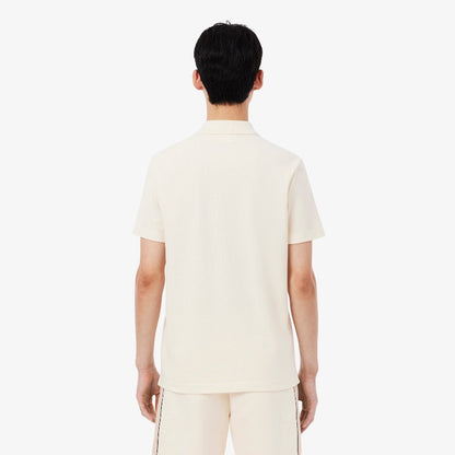 Suéter tipo polo Lacoste color block