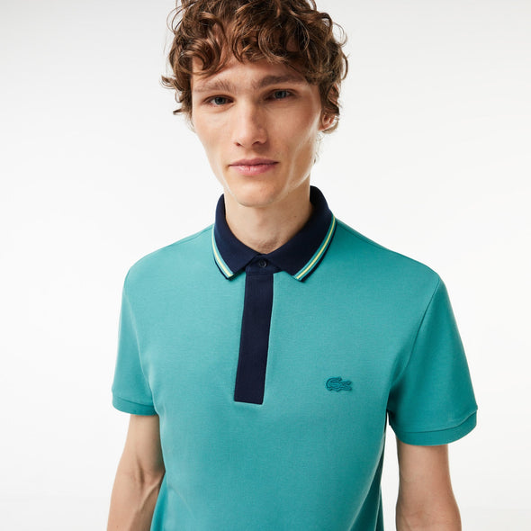 Polo smart paris regular fit con cuello a contraste