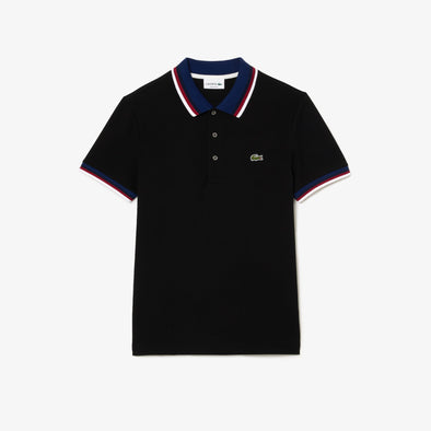 Polo lacoste regular fit con cuello a contraste