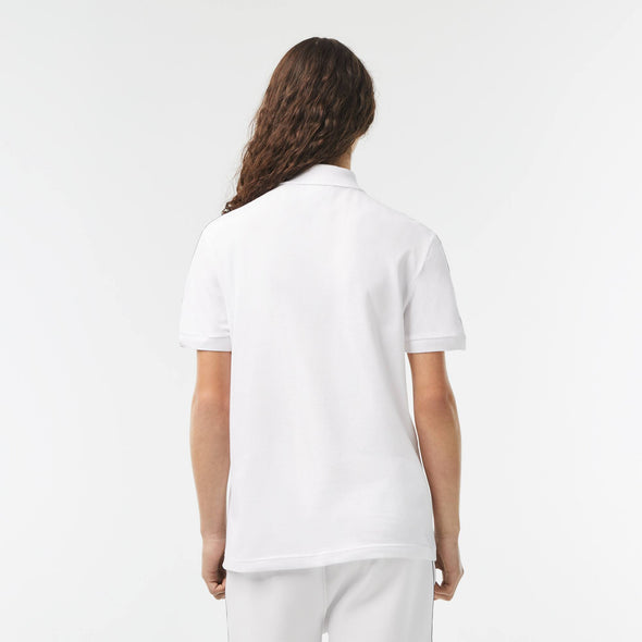 Polo lacoste de hombre en pique rayas y logo