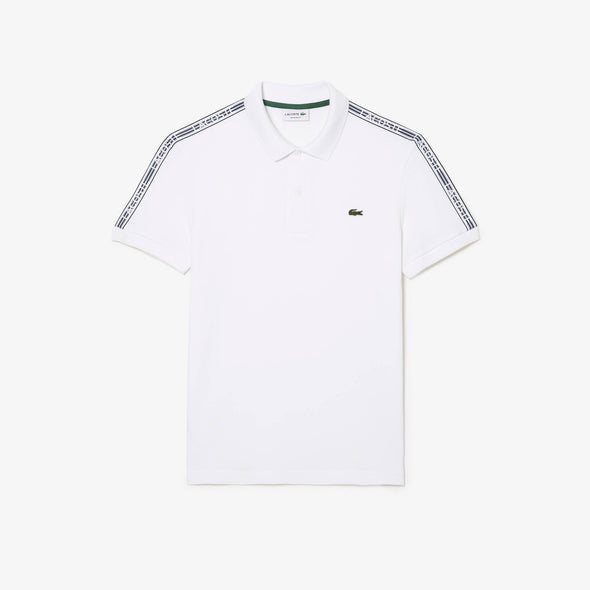 Polo lacoste de hombre en pique rayas y logo