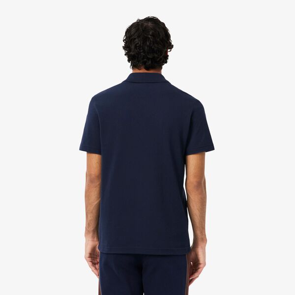 Camiseta tipo polo Lacoste petit pique color block