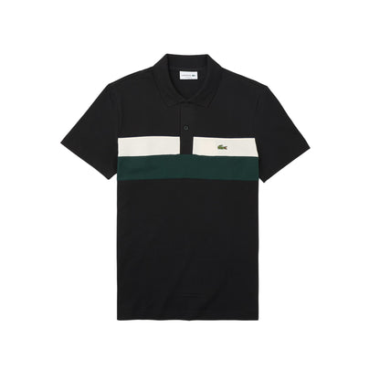 Camiseta tipo polo Lacoste petit pique color block