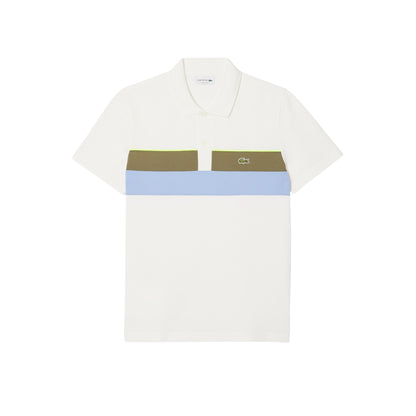 Camiseta tipo polo Lacoste petit pique color block