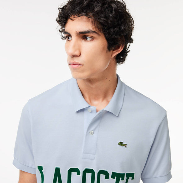 Polo lacoste original l.12.12 de pique flocado