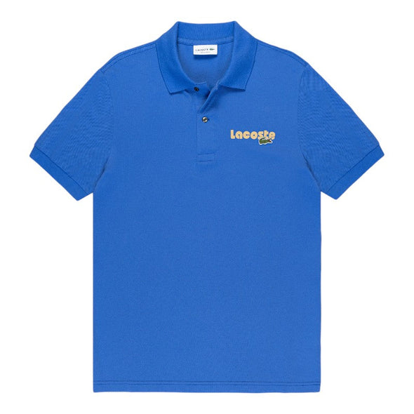 Polo lacoste original l.12.12 con efecto lavado en pique de algodon