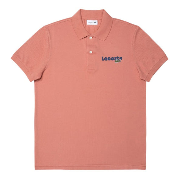Polo lacoste original l.12.12 con efecto lavado en pique de algodon