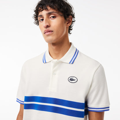 Camiseta tipo polo Lacoste original L.12.12 con insignia