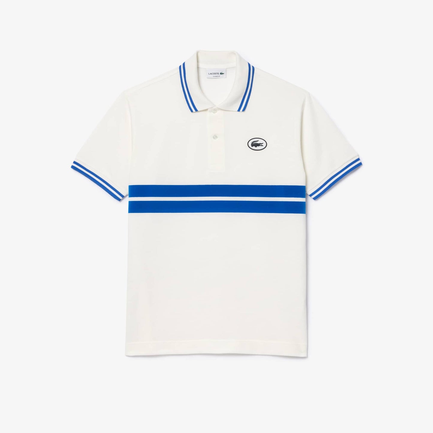 Camiseta tipo polo Lacoste original L.12.12 con insignia