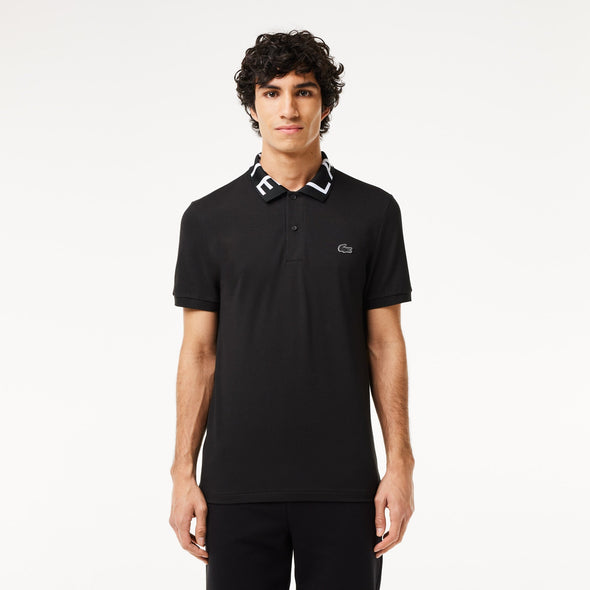 Polo lacoste movement con cuello de jacquard