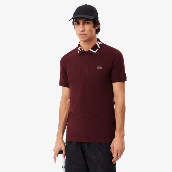 Polo lacoste movement con cuello de jacquard