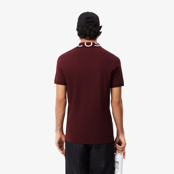 Polo lacoste movement con cuello de jacquard
